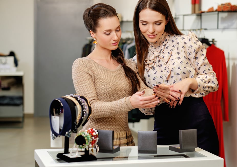 Woman Choosing Jewellery 